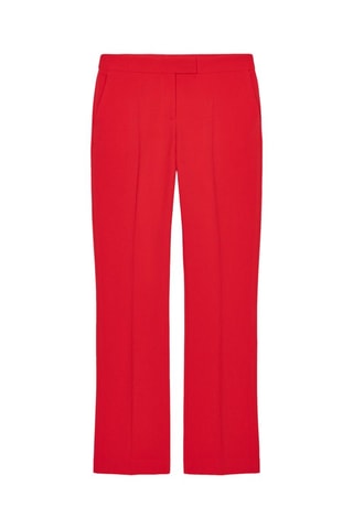 Pantalon flare - Rouge