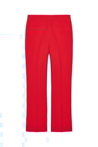 Pantalon flare - Rouge