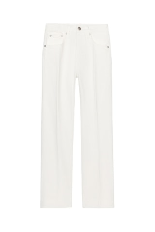 Calças bootcut 7/8 - Branco