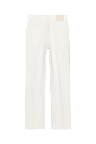 Calças bootcut 7/8 - Branco