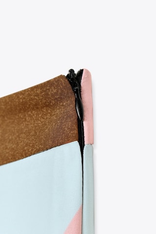 Pantalon flare - Marron et ciel