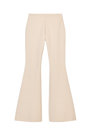 Pantalon flare - Beige