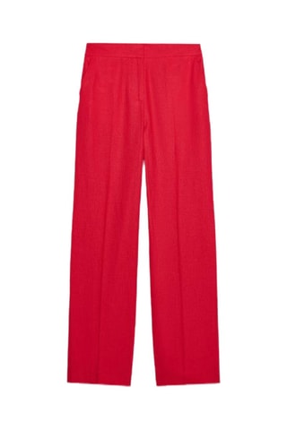 Pantalon en lin - Rouge