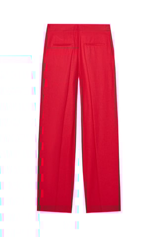 Pantalon en lin - Rouge