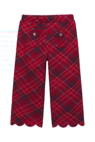 Calças - Vermelho e antracite