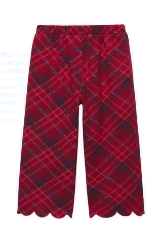 Calças - Vermelho e antracite