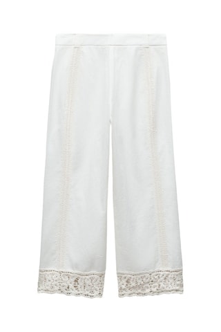 Pantalon en lin - Blanc