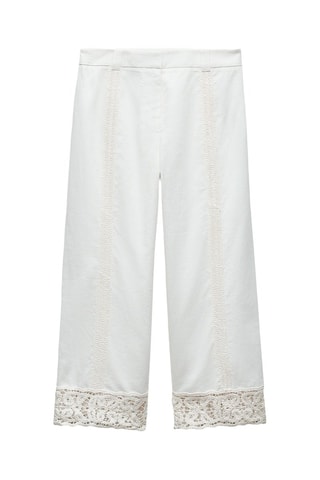 Pantalon en lin - Blanc