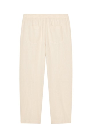Pantalon ample en lin - Beige