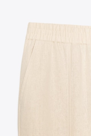 Pantalon ample en lin - Beige