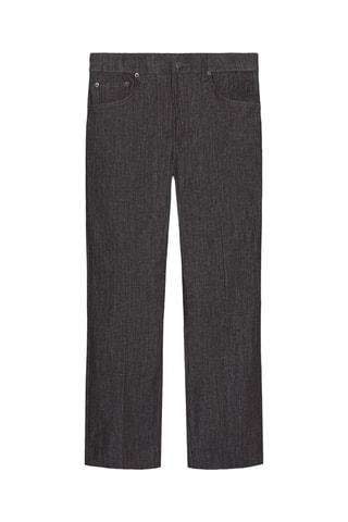 Pantalon bootcut 7/8 - Marron