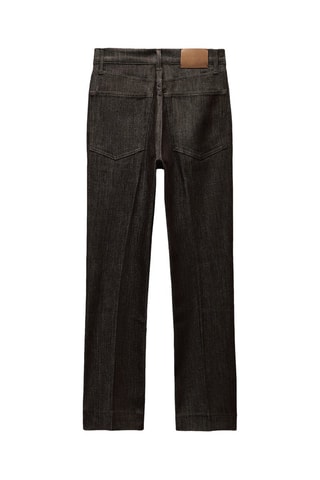 Pantalon bootcut 7/8 - Marron