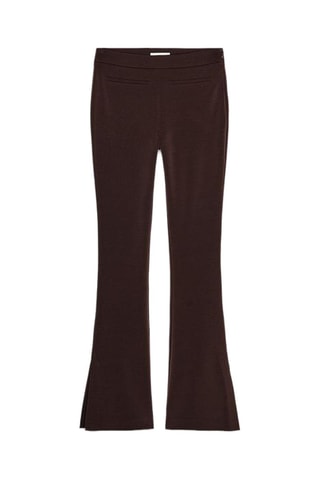 Pantalon flare - Marron