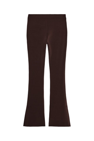 Pantalon flare - Marron
