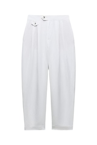 Pantalon en lin - Blanc