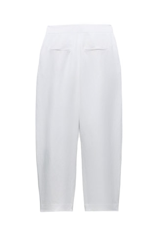 Pantalon en lin - Blanc
