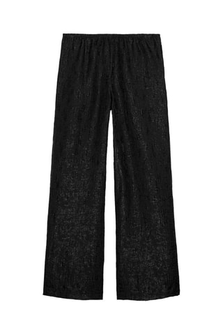 Pantalon - Noir chiné