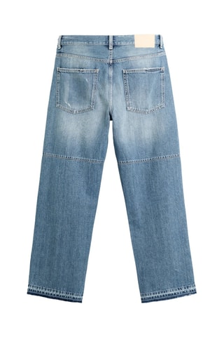 Jeans relaxed - Azul-claro