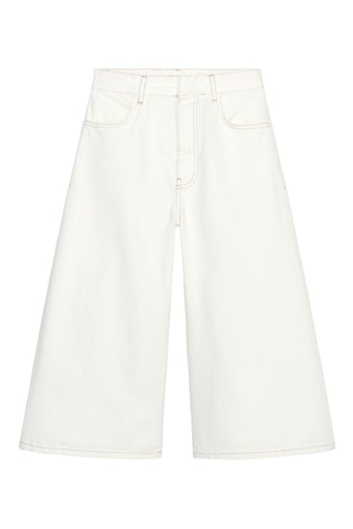 Calças de ganga wide legs - Cru