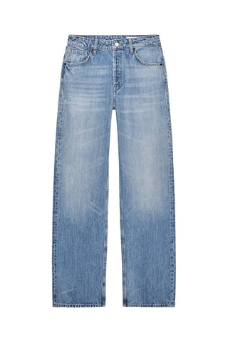 Jeans straight - Azul-claro
