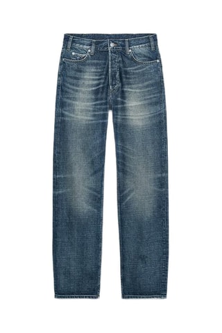 Jeans straight - Azul-escuro