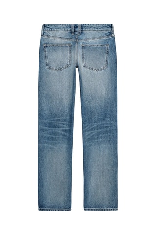 Jeans straight - Azul-claro
