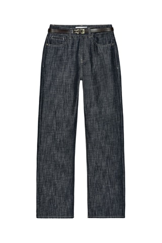 Jeans straight - Azul-marinho