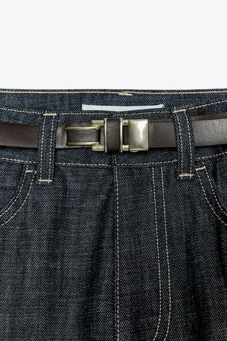 Jeans straight - Azul-marinho