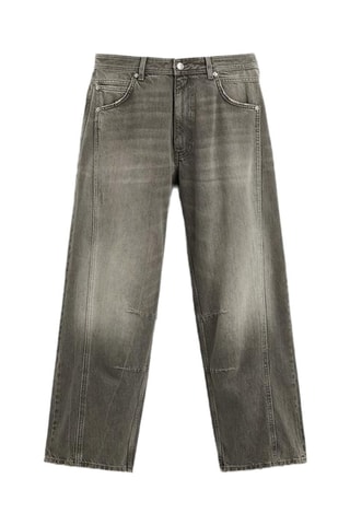 Jeans baggy - Cinzento-escuro