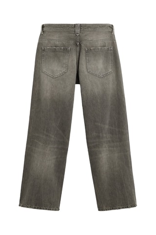 Jeans baggy - Cinzento-escuro