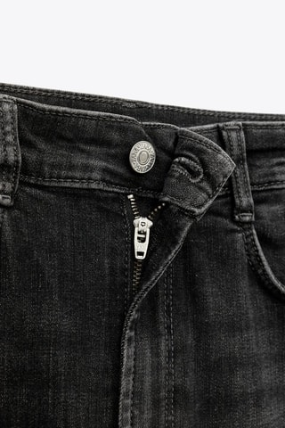 Jeans cintura subida - Preto