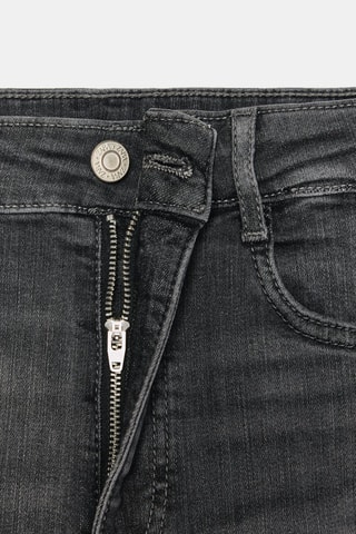 Jeans cintura subida - Preto