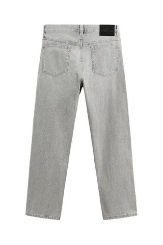 Jeans regular - Cinzento