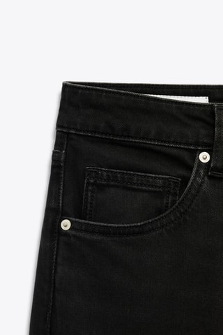 Jeans amplas - Preto