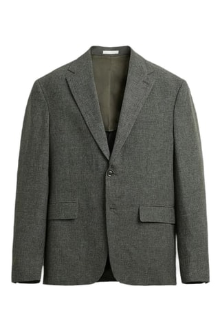 Casaco em linho - Caqui