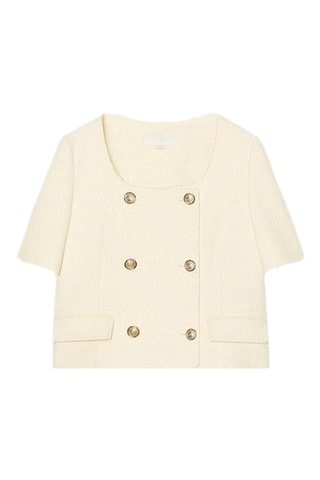 Casaco - Cru e dourado