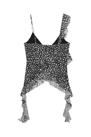 Top folheado - Preto