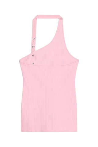 Top assimétrico - Rosa