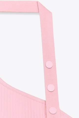 Top assimétrico - Rosa