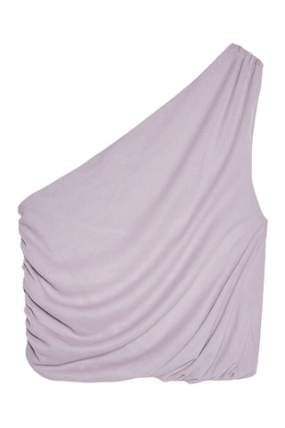 Crop top assimétrico - Violeta