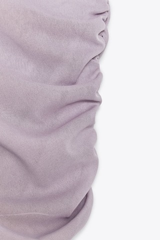 Crop top assimétrico - Violeta