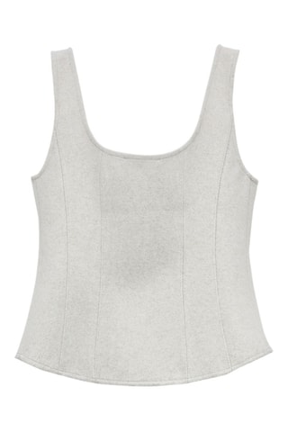 Top - Cinzento-claro