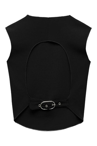 Top sem mangas - Preto