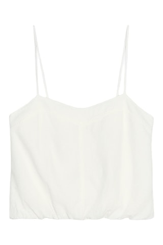 Top em linho - Branco