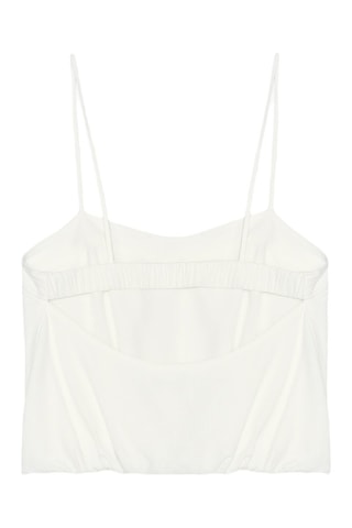 Top em linho - Branco