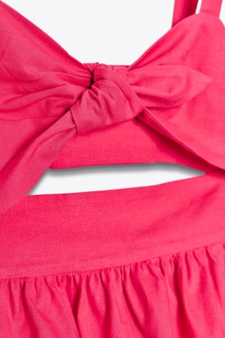 Top em linho - Vermelho