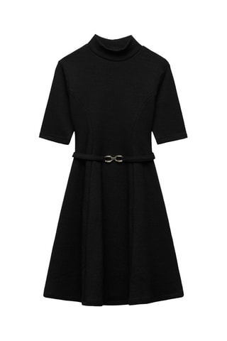 Vestido direito - Preto