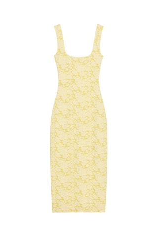 Vestido direito - Amarelo