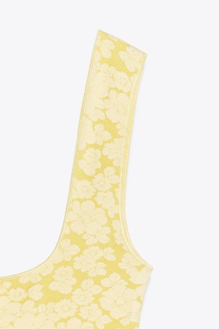 Vestido direito - Amarelo