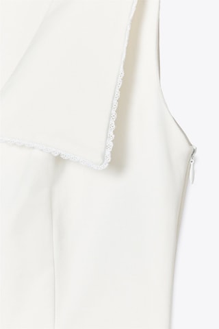 Vestido plissado - Branco